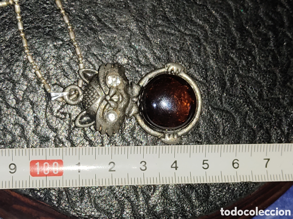 Joyeria: Colgante gato con bola y cadena. - Foto 4