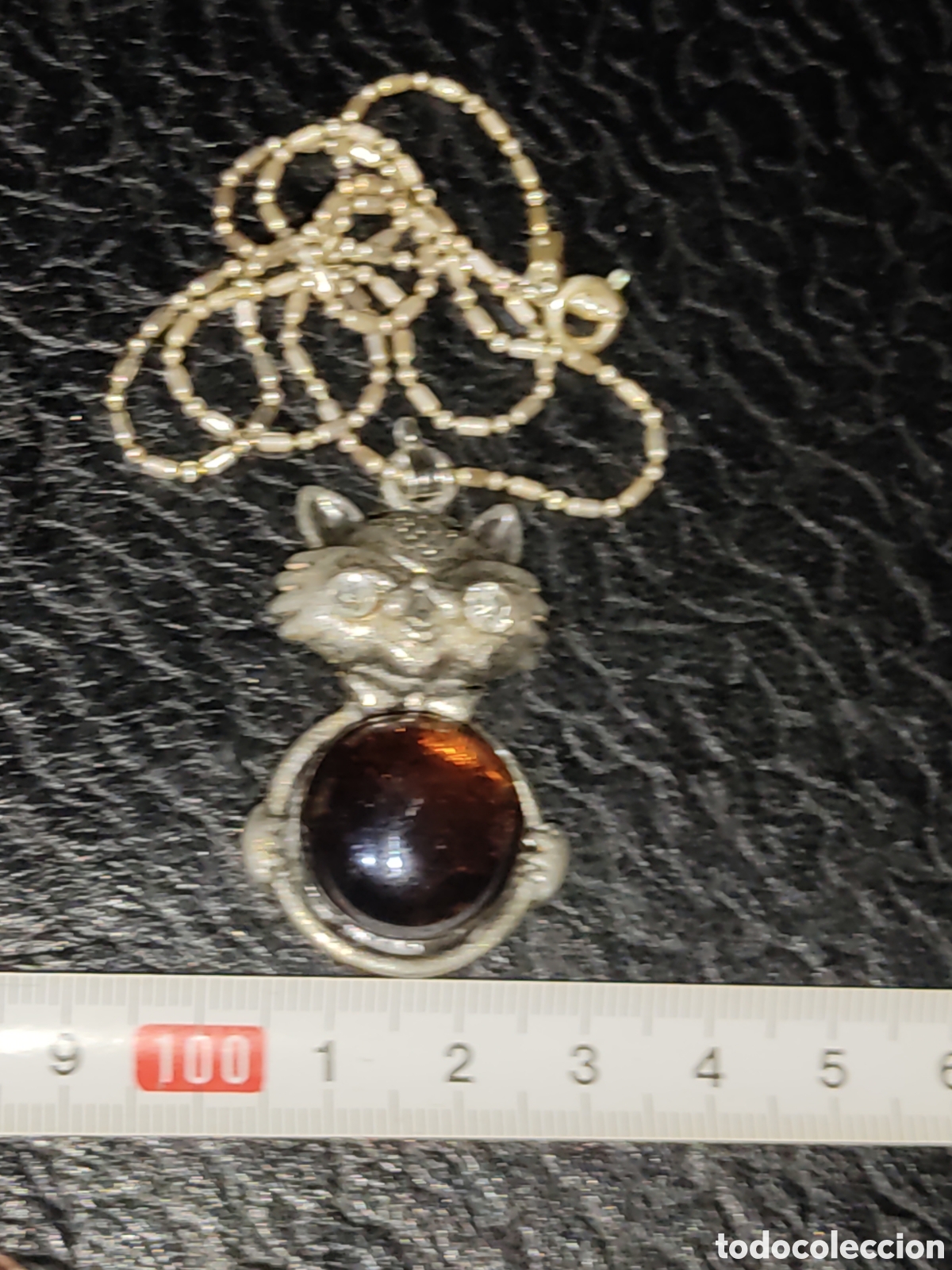 Joyeria: Colgante gato con bola y cadena. - Foto 5