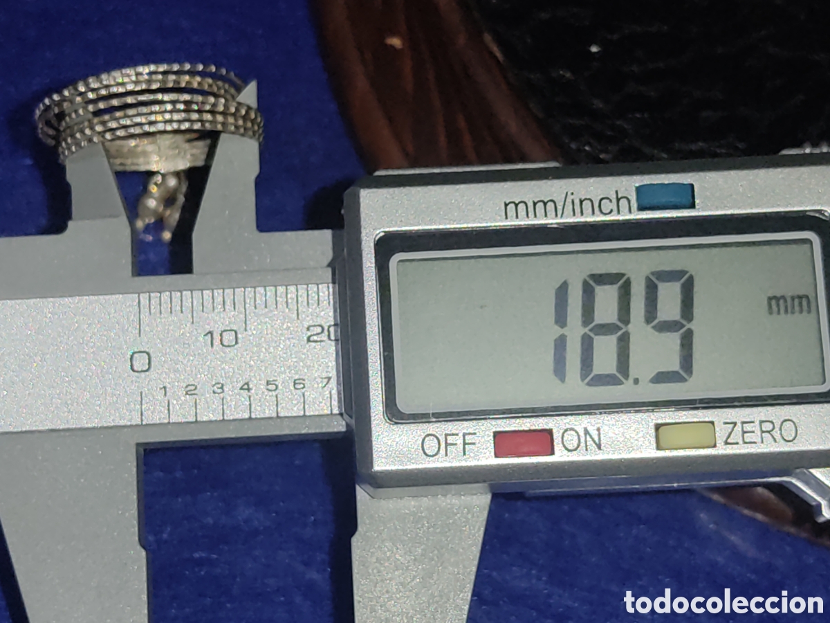 Joyeria: Anillo semanario antiguo de plata 925. - Foto 4