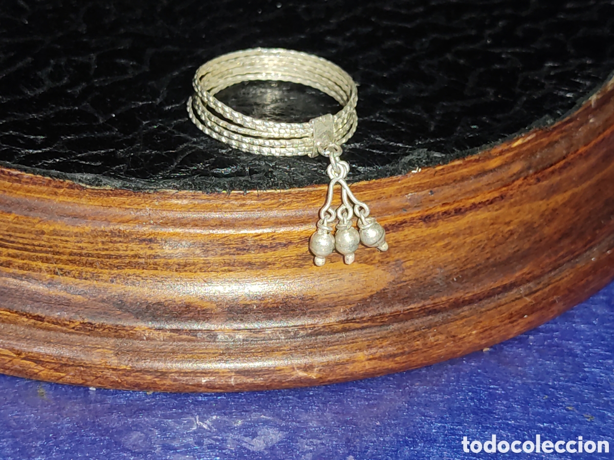 Joyeria: Anillo semanario antiguo de plata 925. - Foto 1