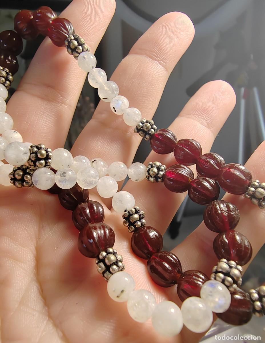 Joyeria: Collar de Piedra Luna y Cristal - Foto 1