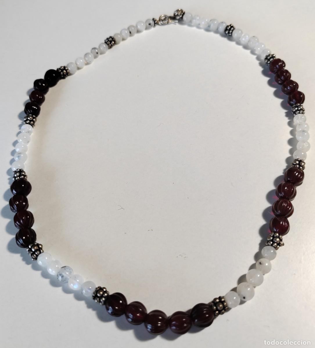 Joyeria: Collar de Piedra Luna y Cristal - Foto 5