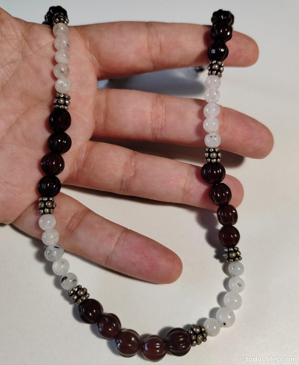 Joyeria: Collar de Piedra Luna y Cristal - Foto 6