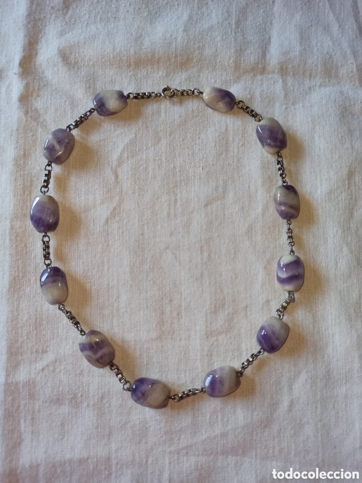 Joyeria: Collar de amatista y Plata vintage - Foto 1