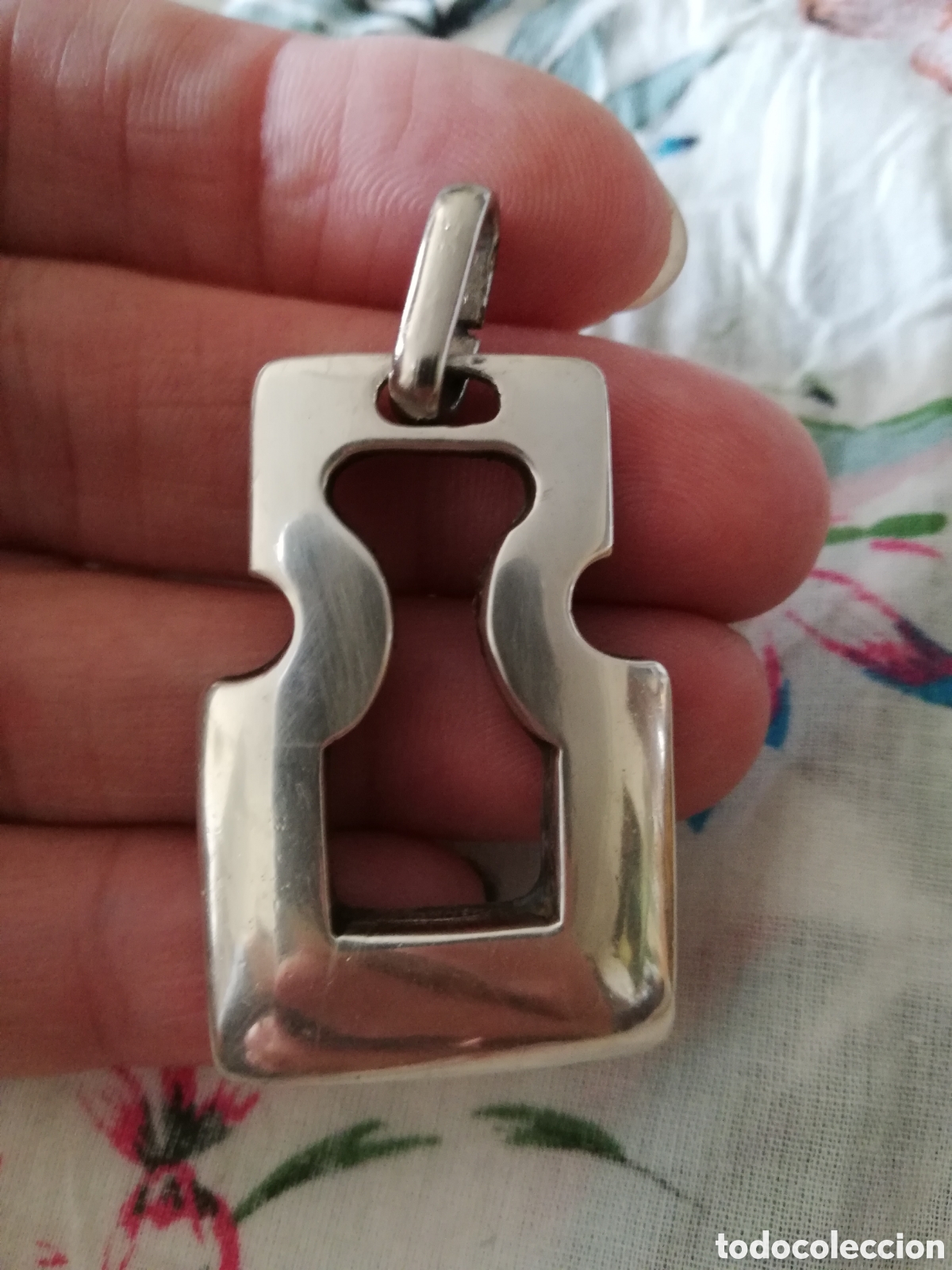 Joyeria: COLGANTE DE PLATA. ORIGINAL FORMA - Foto 1