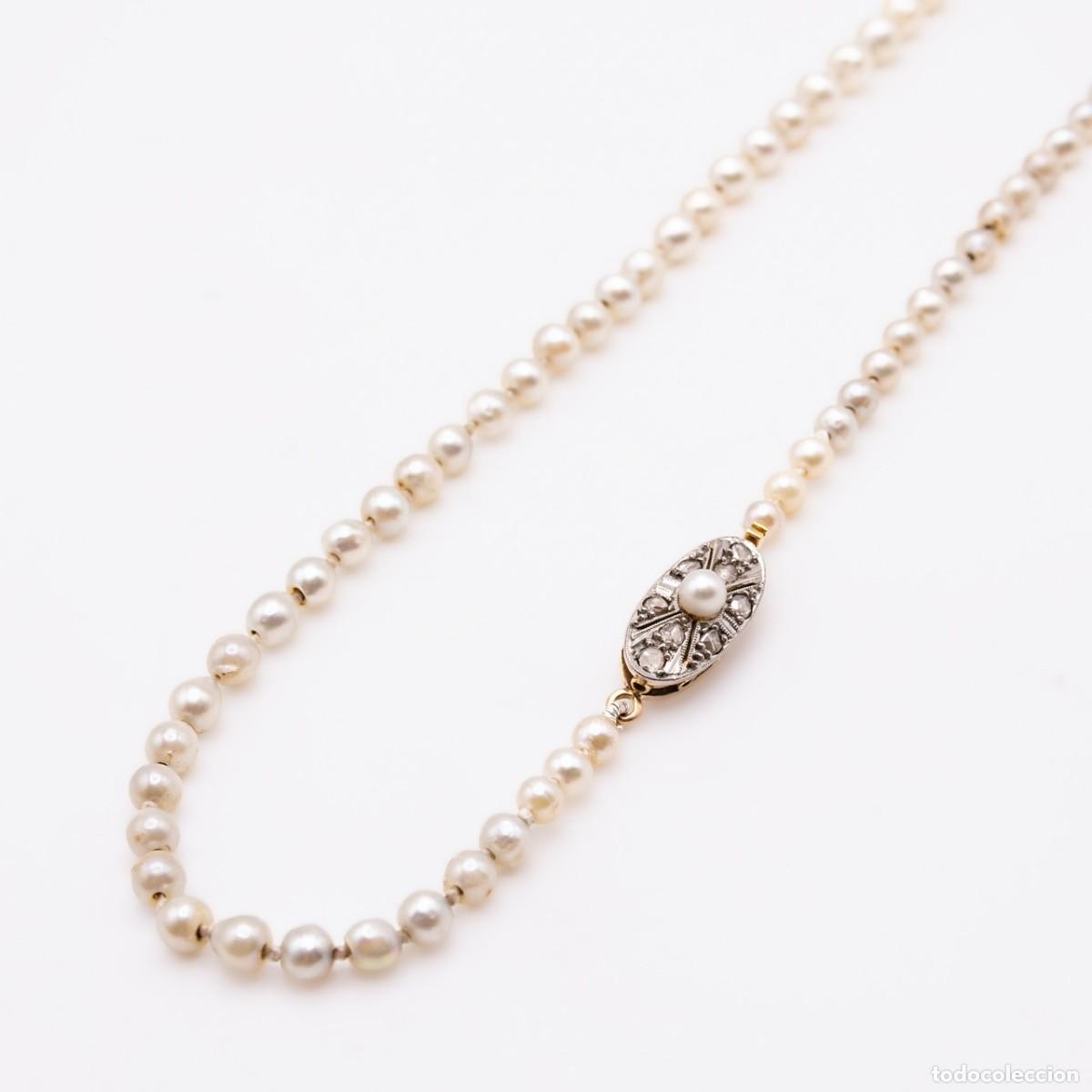 Joyeria: Gargantilla Perla Art Dec&oacute; - Foto 1