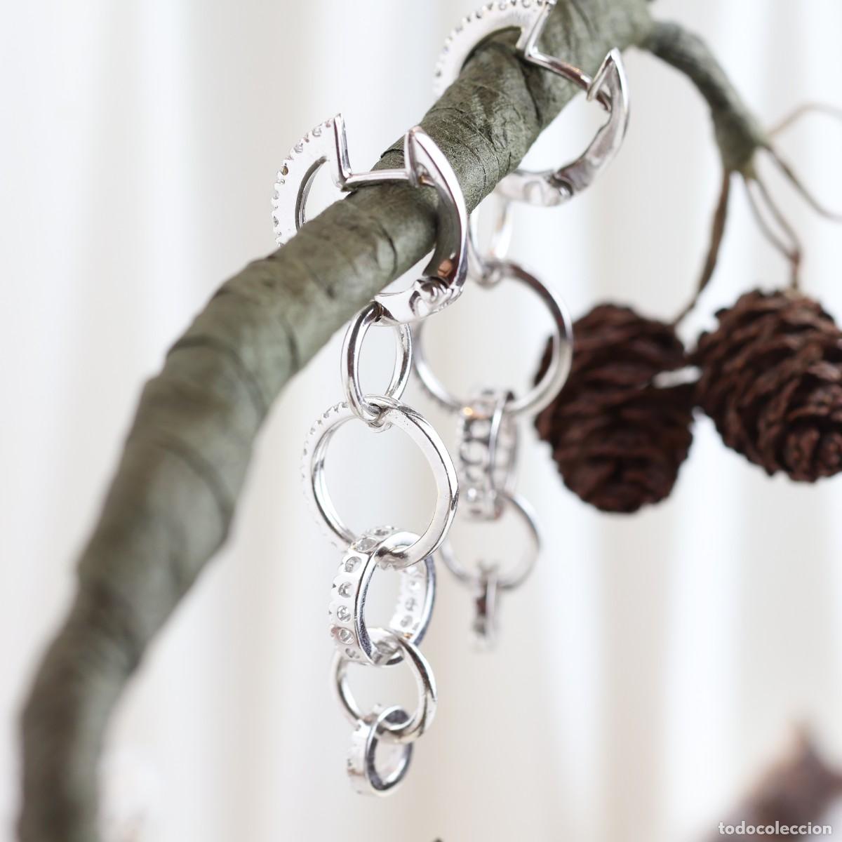 Joyeria: Pendientes oro con brillantes - Foto 4