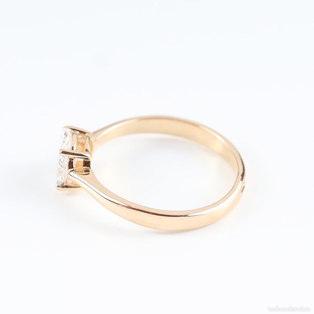 Joyeria: Anillo oro rosa con diamantes - Foto 5