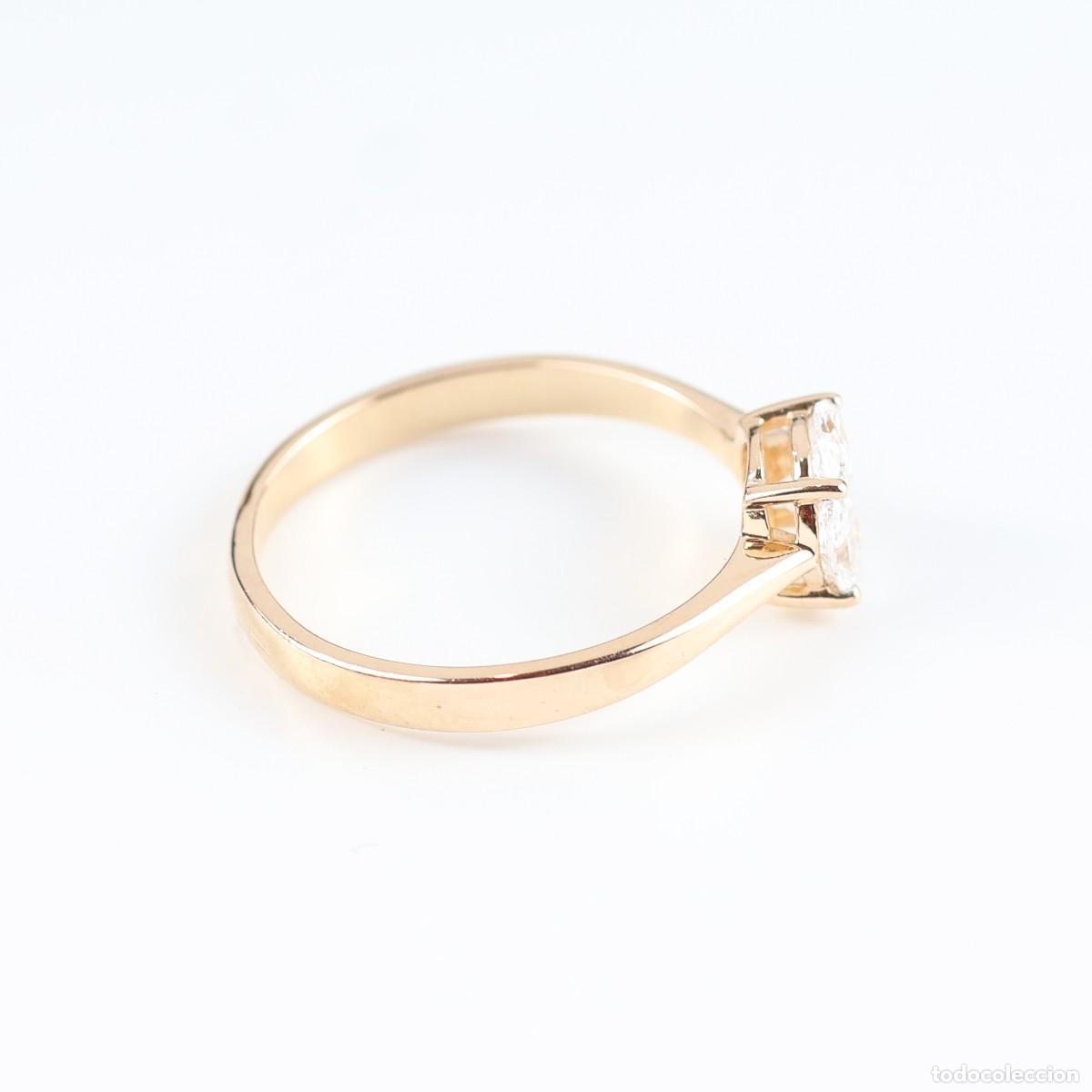 Joyeria: Anillo oro rosa con diamantes - Foto 7
