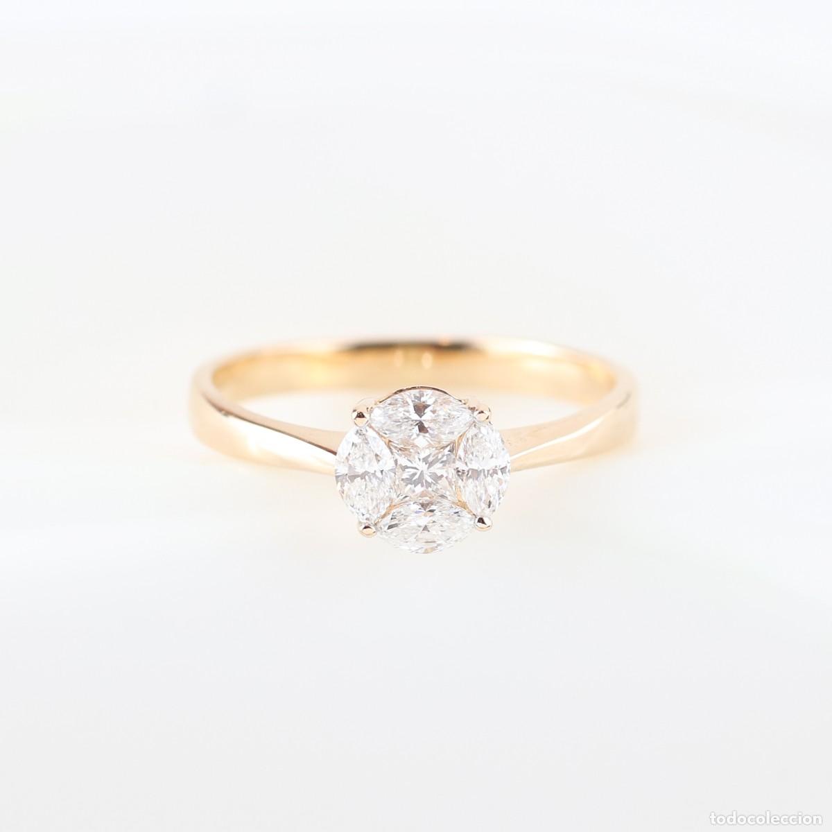 Joyeria: Anillo oro rosa con diamantes - Foto 8