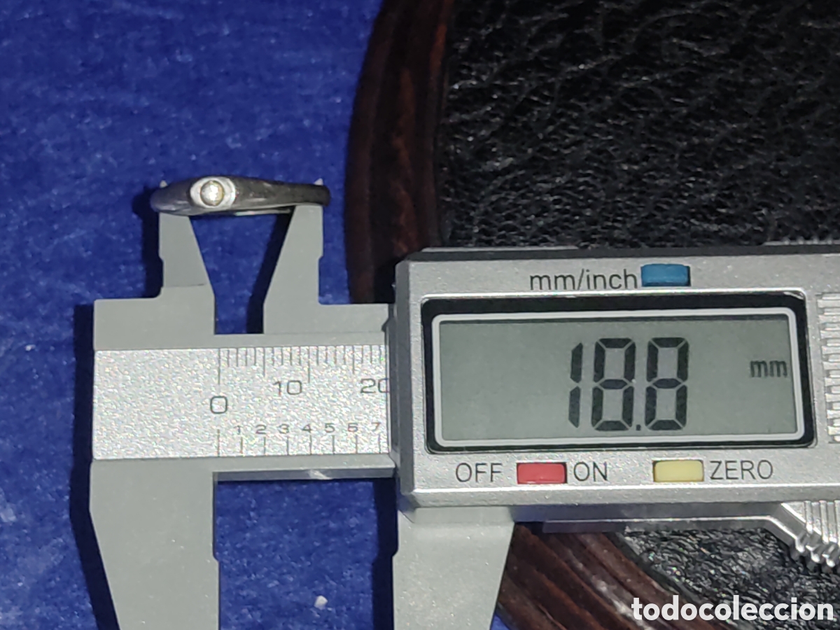 Joyeria: Anillo,sortija de plata contrastada con brillantito. - Foto 2