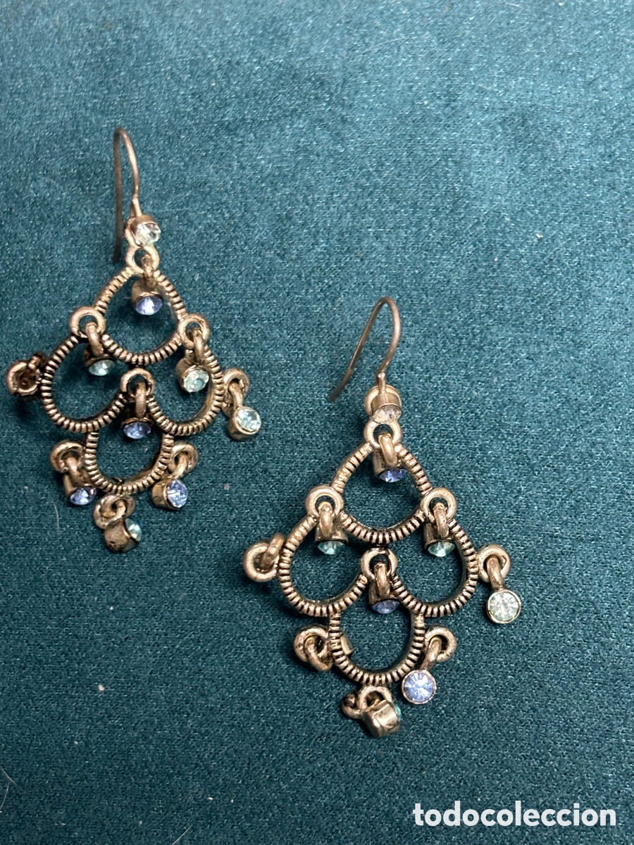 Joyeria: Pendientes vintage pedrer&iacute;a - Foto 1