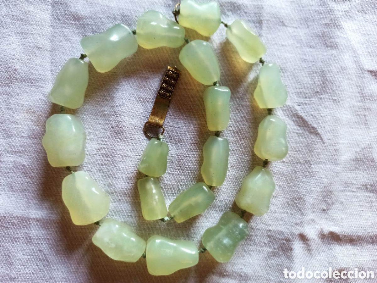 Joyeria: Collar de jade vintage - Foto 2