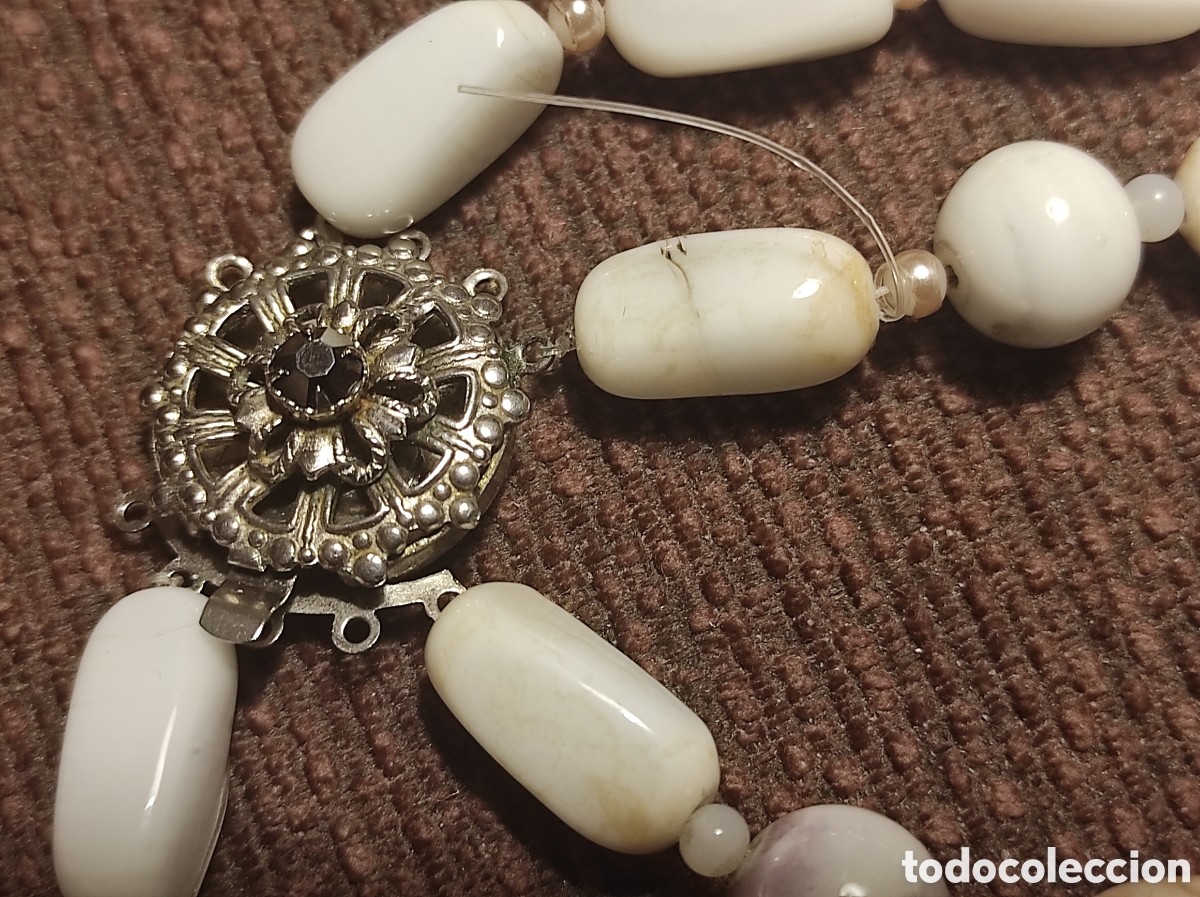 Joyeria: Collar vintage de piedras - Foto 3