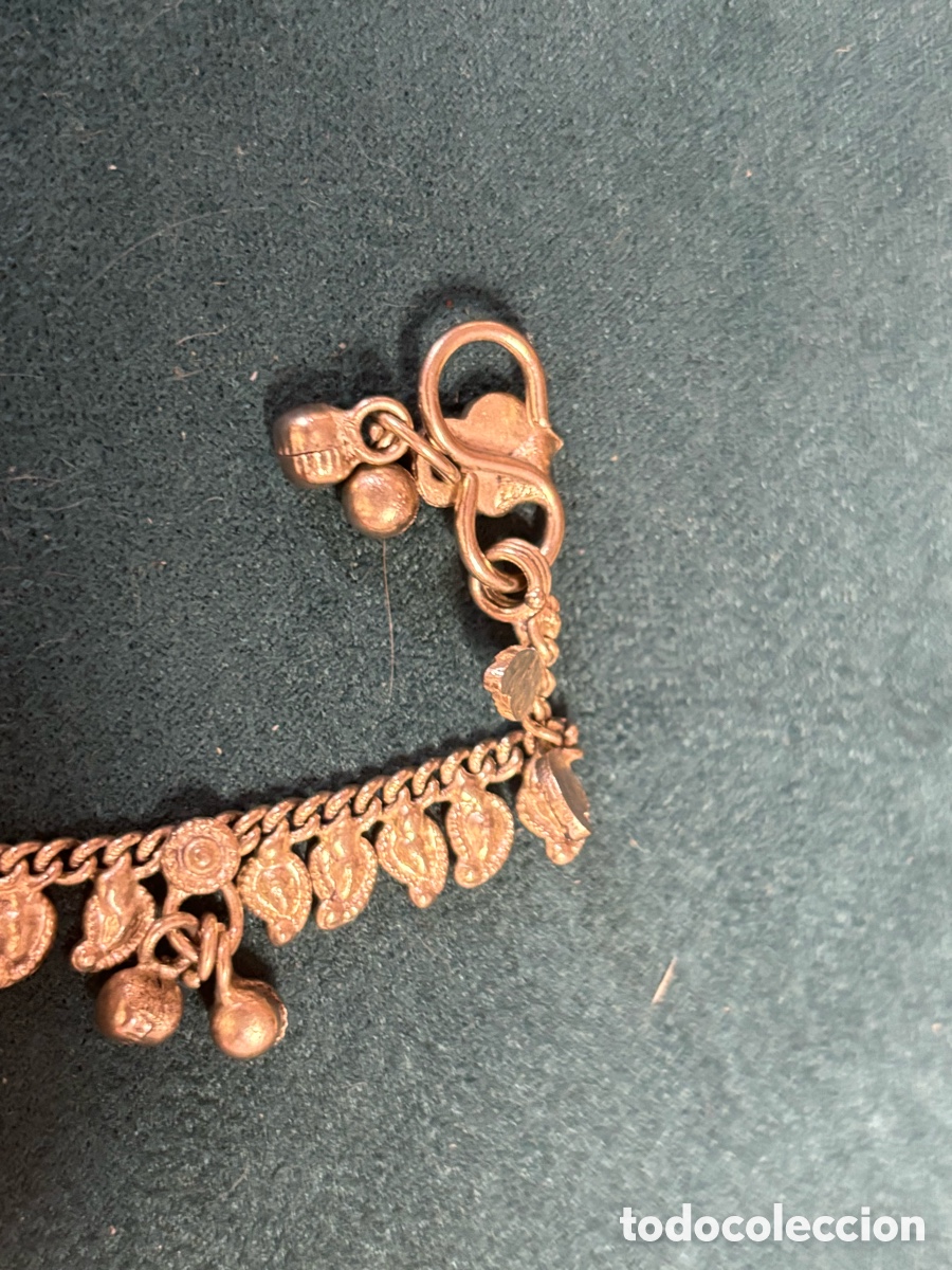 Joyeria: Tobillera plateada vintage - Foto 2