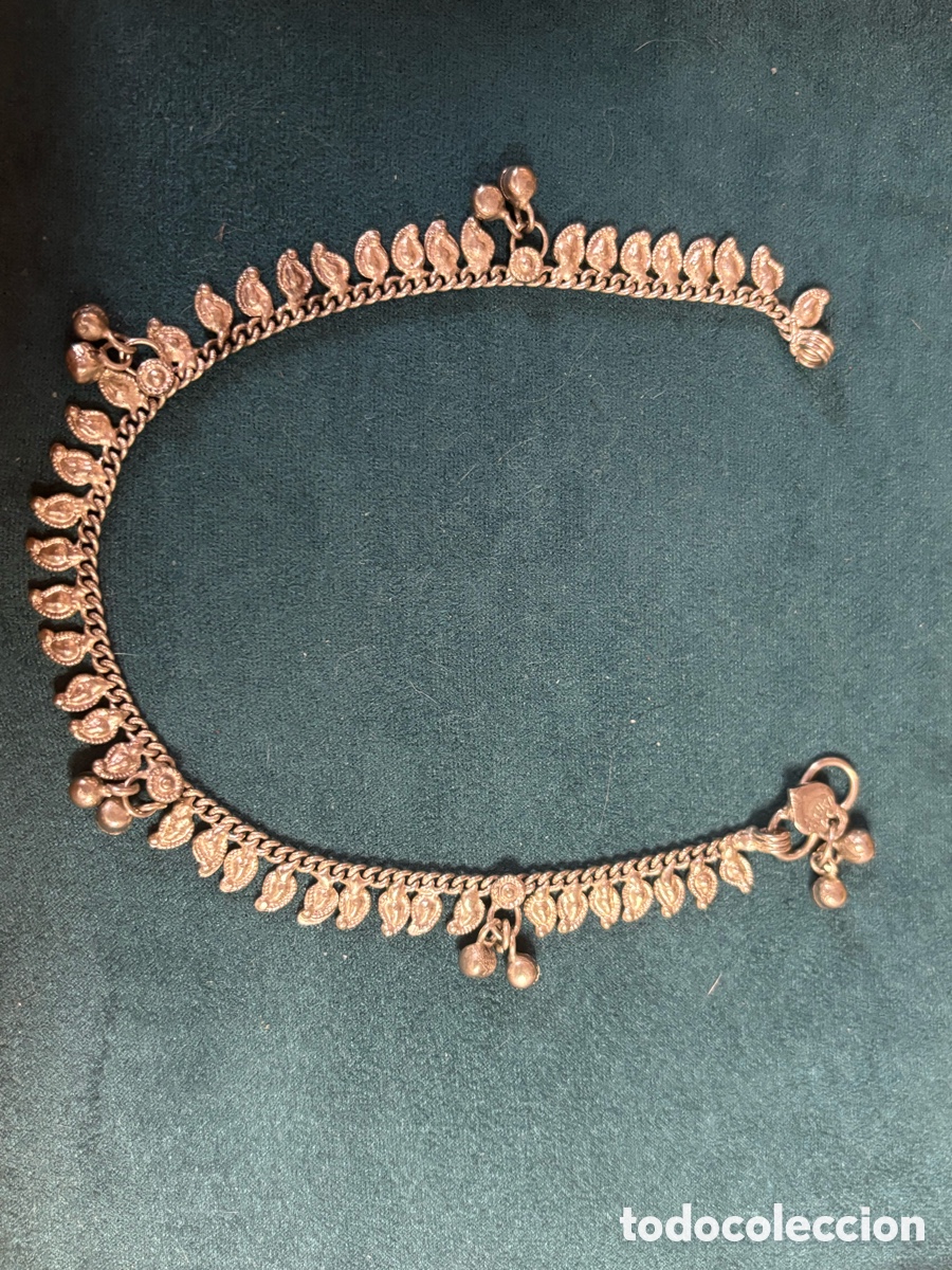 Joyeria: Tobillera plateada vintage - Foto 1