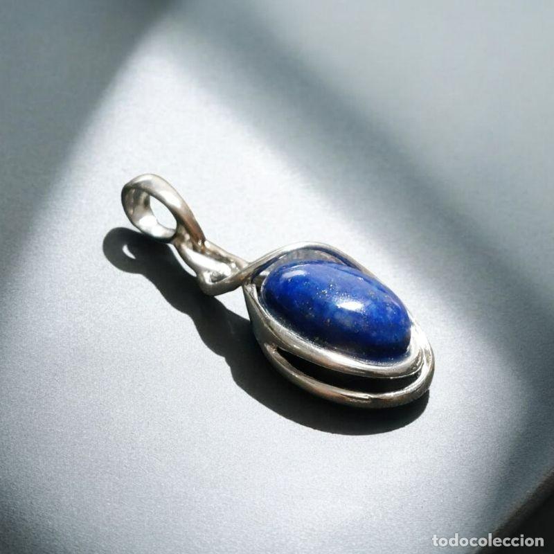 Joyeria: Colgante con Cabuj&oacute;n de Lapisl&aacute;zuli Plata de Ley 925 - Foto 1