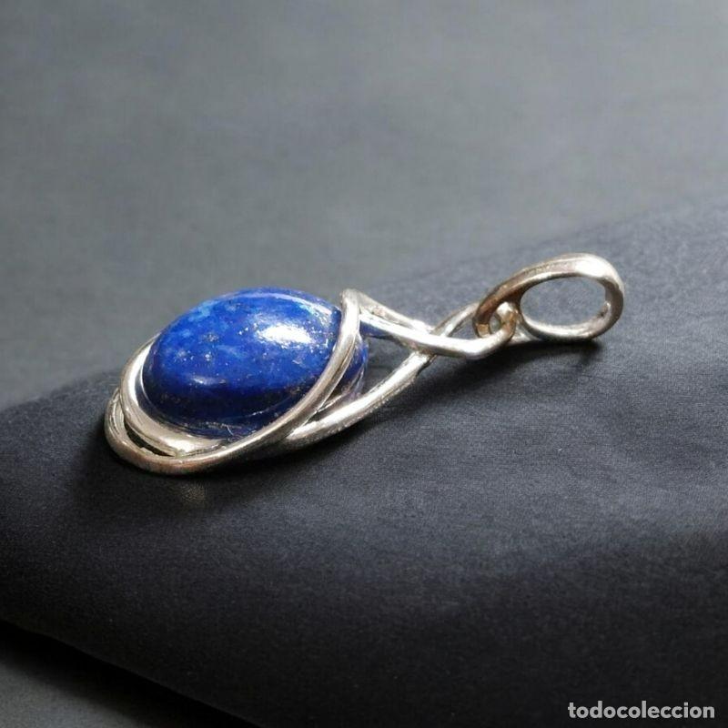 Joyeria: Colgante con Cabuj&oacute;n de Lapisl&aacute;zuli Plata de Ley 925 - Foto 2