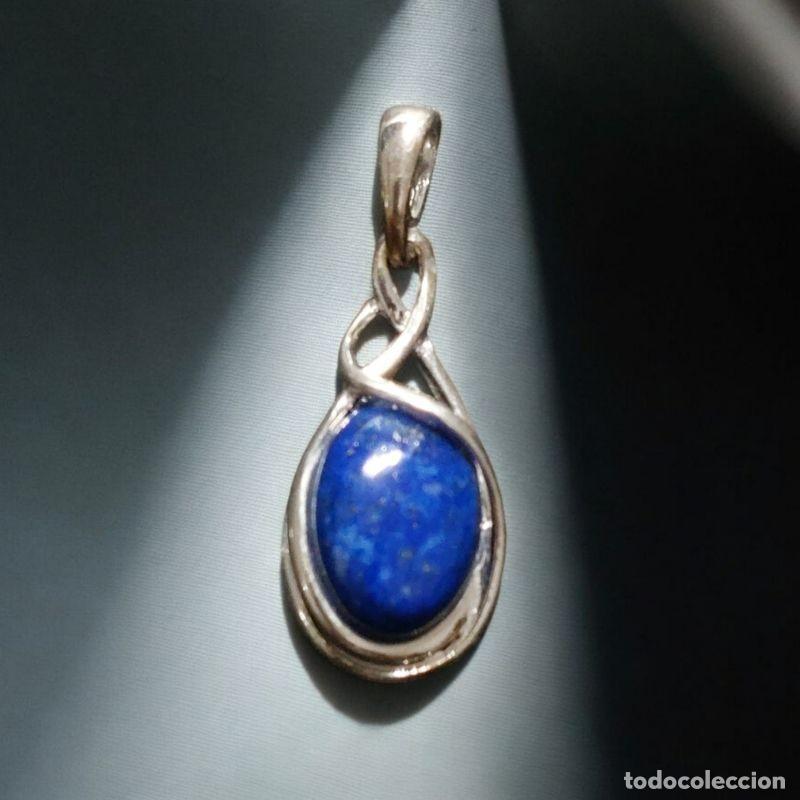 Joyeria: Colgante con Cabuj&oacute;n de Lapisl&aacute;zuli Plata de Ley 925 - Foto 3