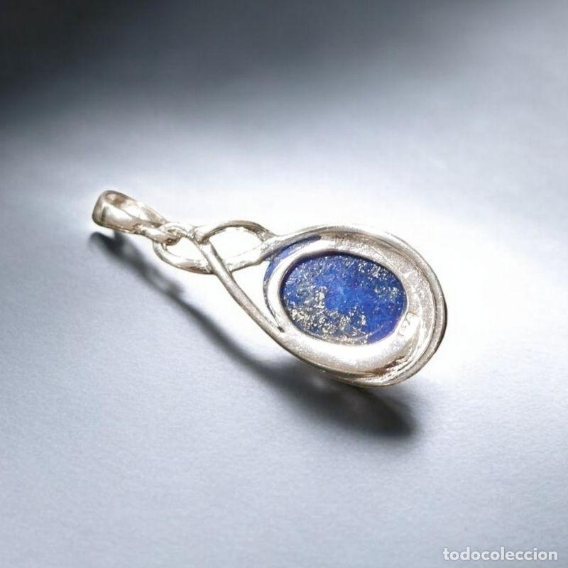 Joyeria: Colgante con Cabuj&oacute;n de Lapisl&aacute;zuli Plata de Ley 925 - Foto 4
