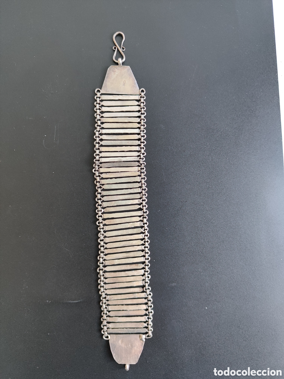 Joyeria: Pulsera antigua de plata de ley - Foto 3