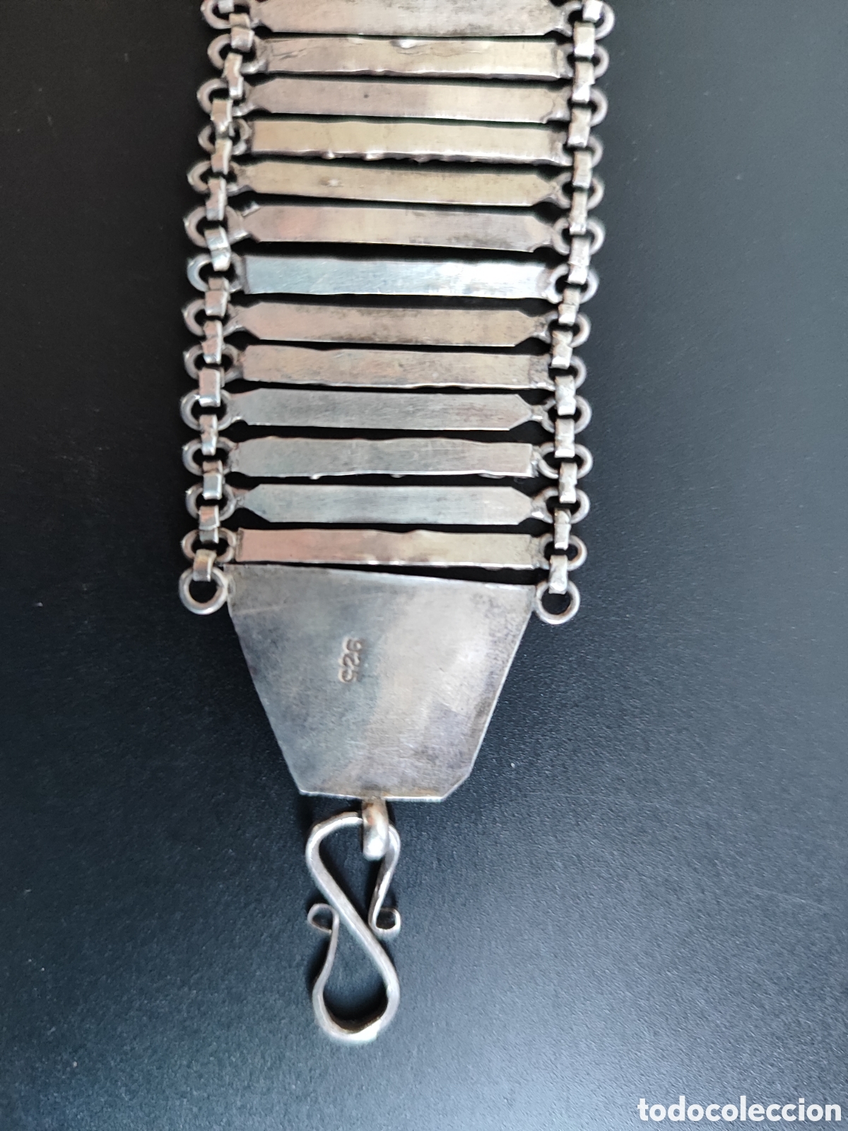 Joyeria: Pulsera antigua de plata de ley - Foto 5