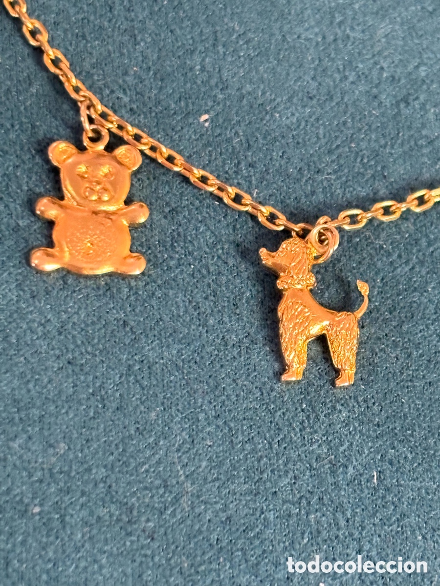 Joyeria: Pulsera dorada con Charms animales - Foto 2