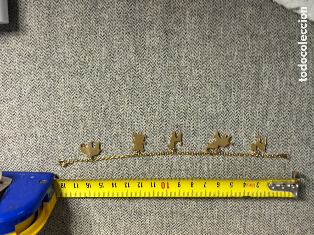 Joyeria: Pulsera dorada con Charms animales - Foto 4