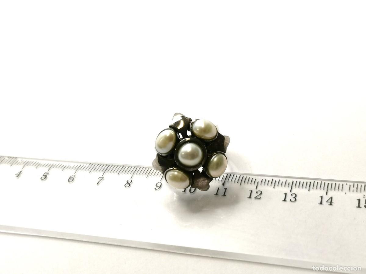 Joyeria: Anillo de Plata 925 con Perlas - 14 gr. - Foto 8