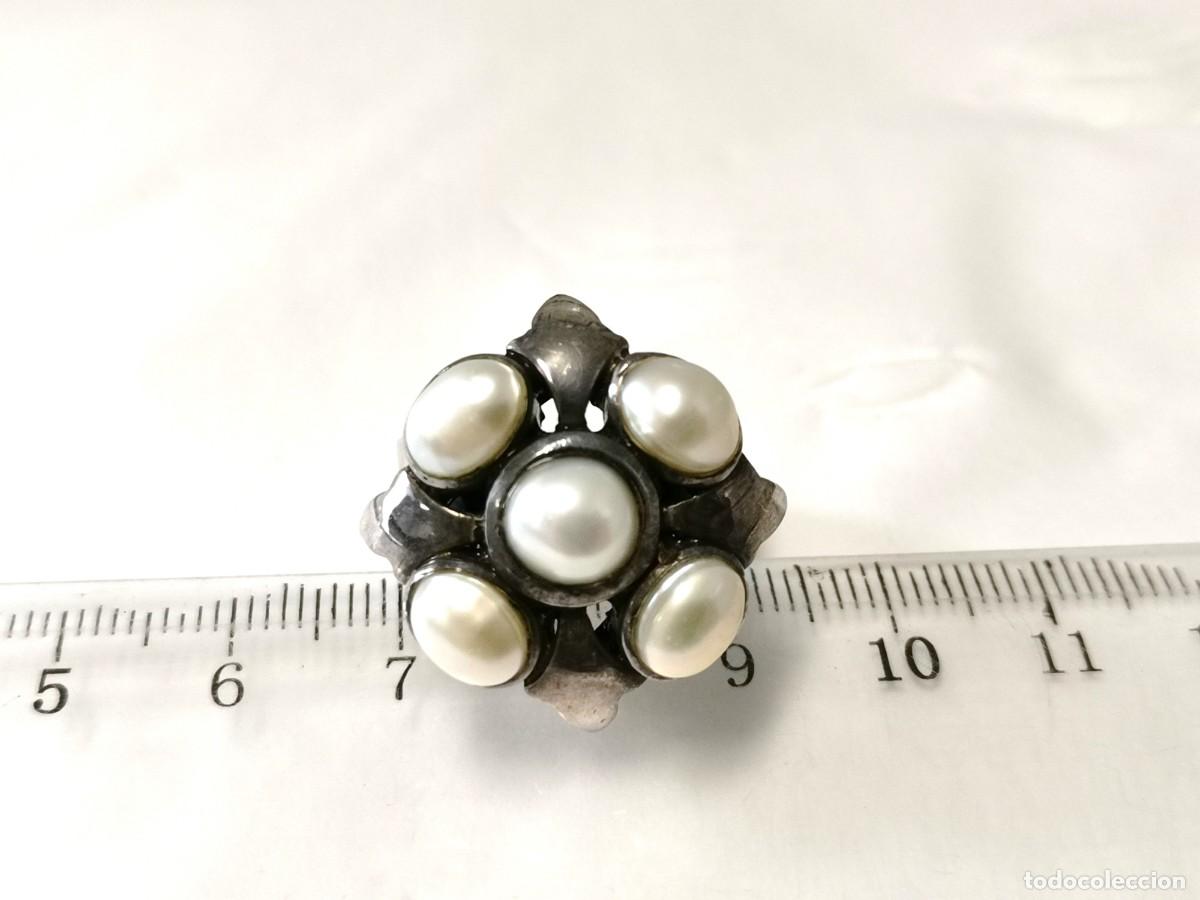 Joyeria: Anillo de Plata 925 con Perlas - 14 gr. - Foto 9