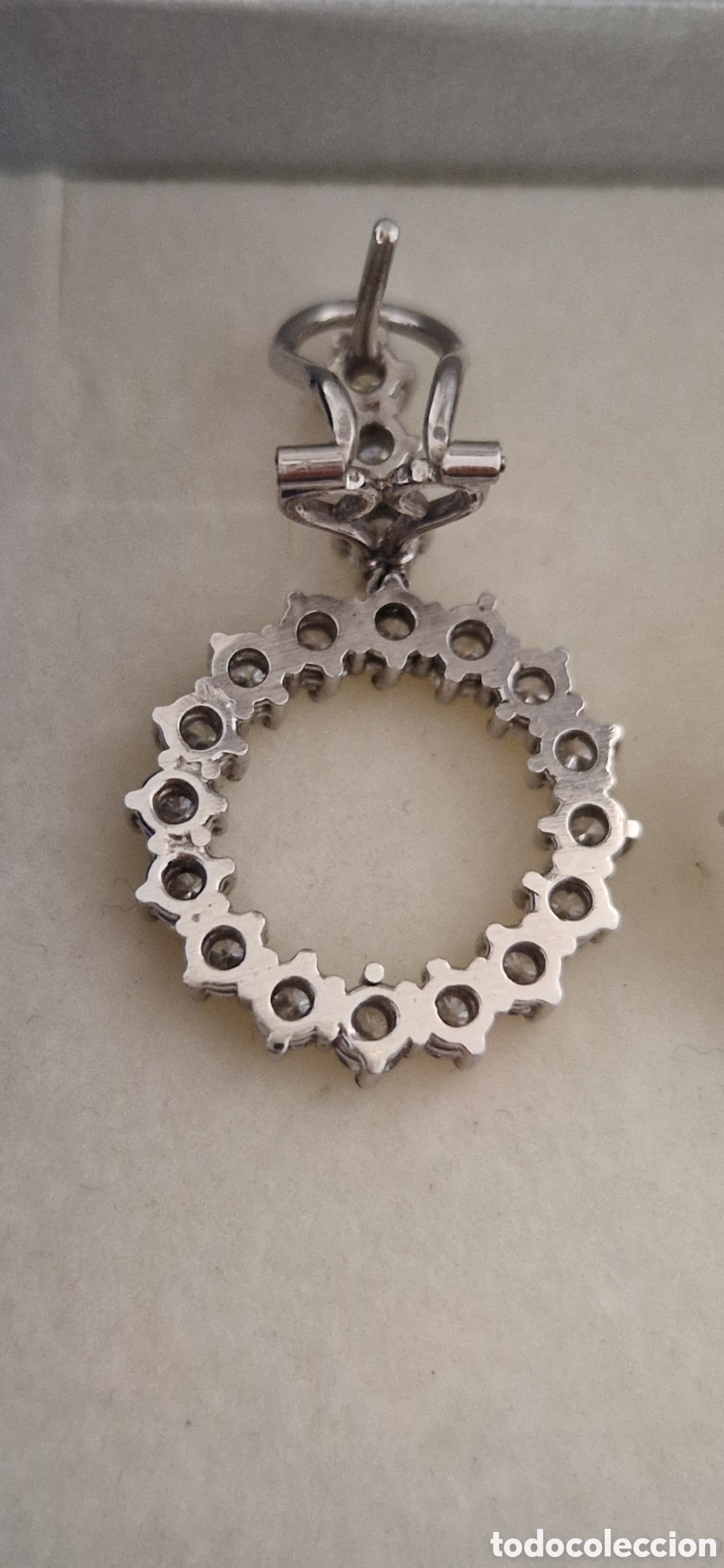 Joyeria: Pendientes oro blanco y diamantes - Foto 3
