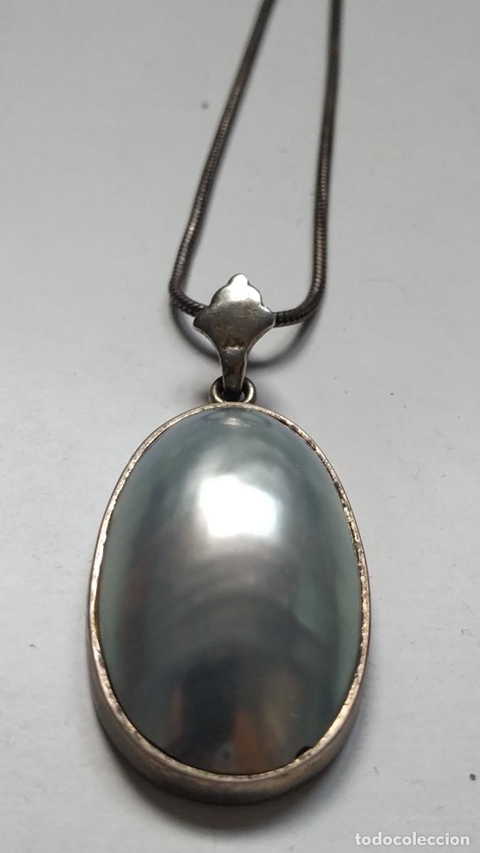 Joyeria: Collar cadena plata y perla mabe - Foto 2