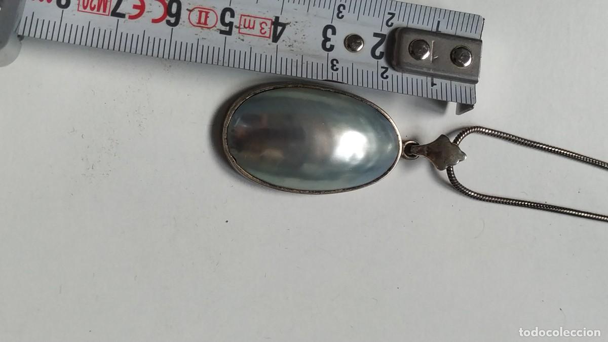 Joyeria: Collar cadena plata y perla mabe - Foto 3