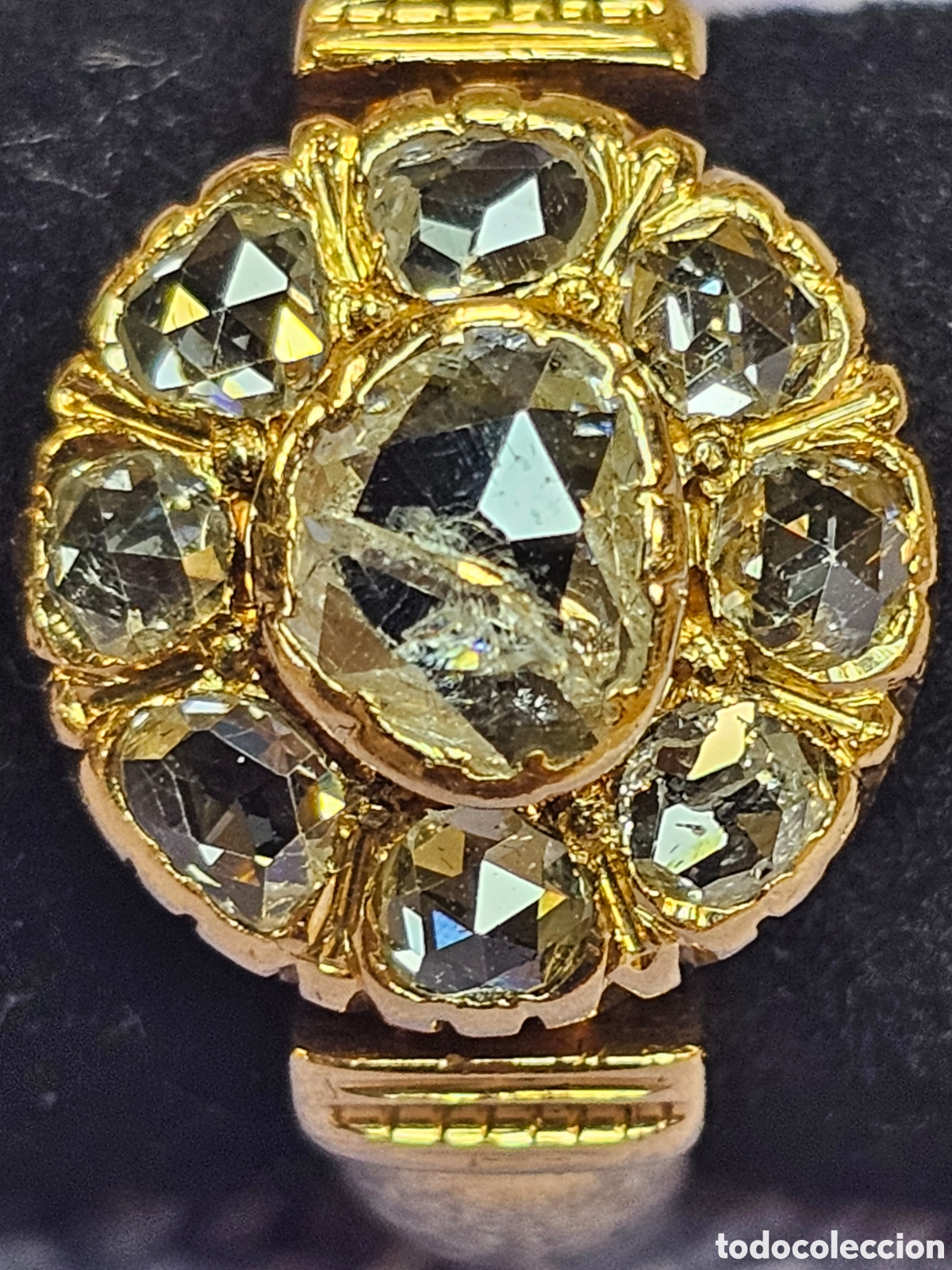 Joyeria: Anillo de diamantes y oro 18 kt. - Foto 2