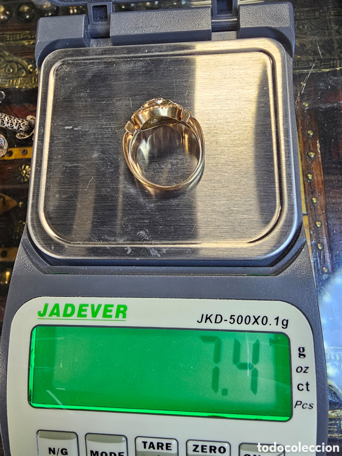 Joyeria: Anillo de diamantes y oro 18 kt. - Foto 8