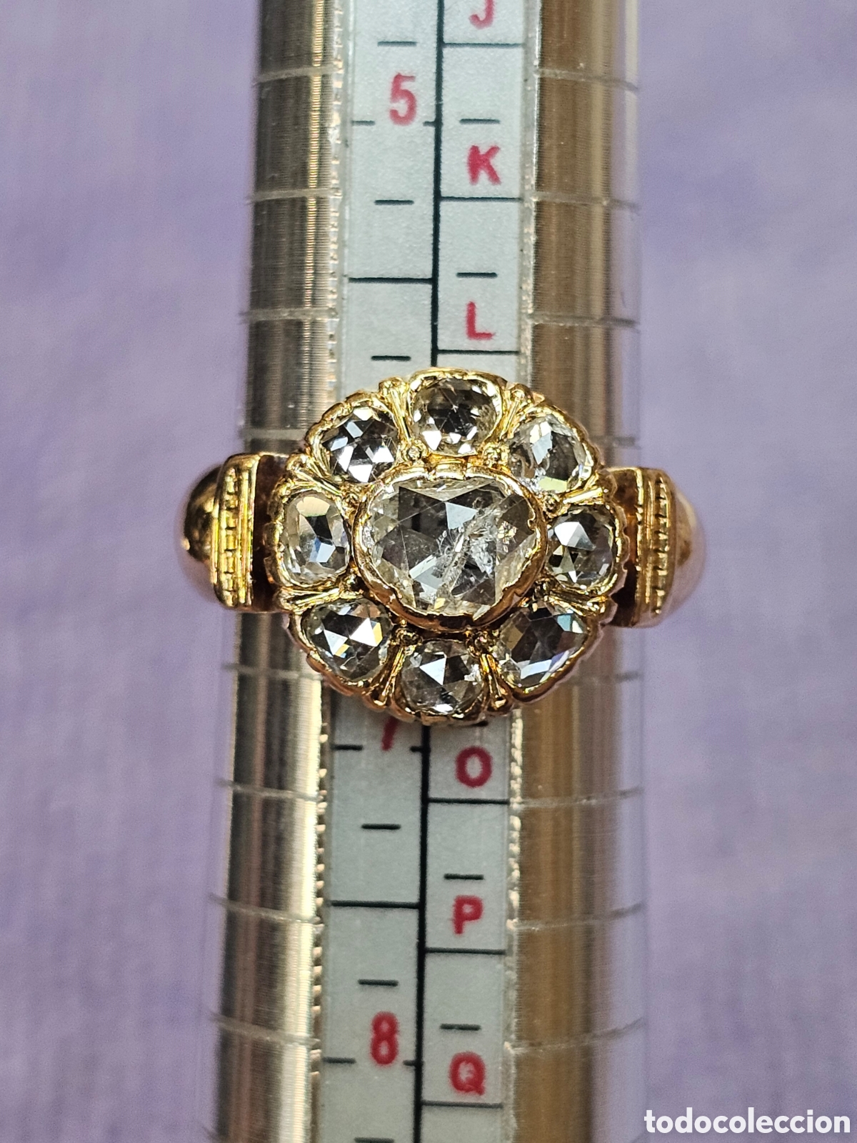 Joyeria: Anillo de diamantes y oro 18 kt. - Foto 11