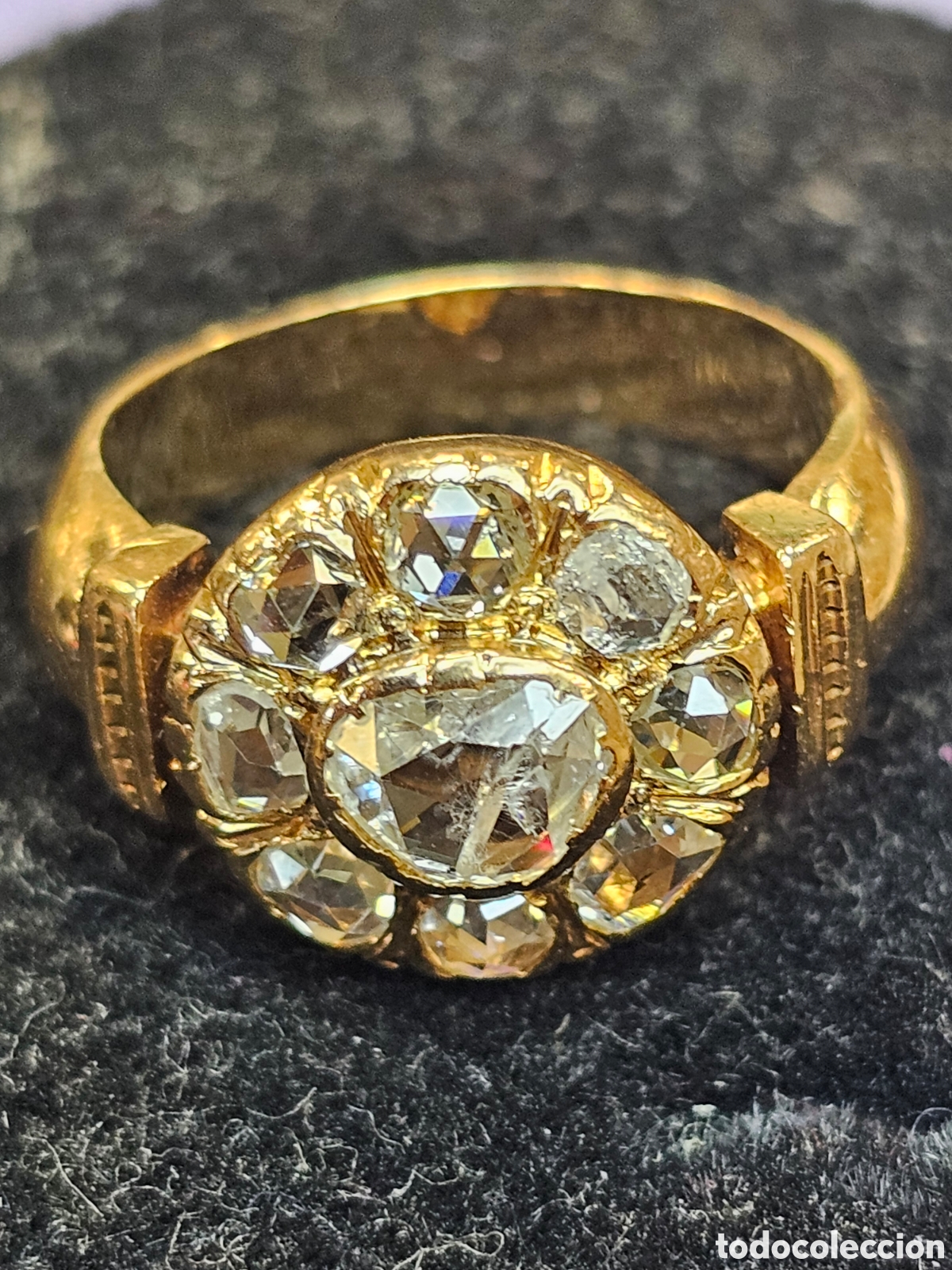 Joyeria: Anillo de diamantes y oro 18 kt. - Foto 1