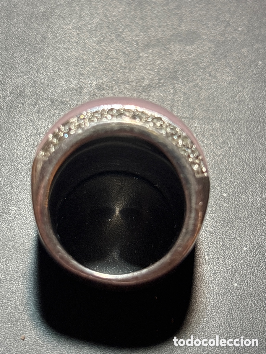 Joyeria: Anillo de plata con piedra rosa - Foto 4