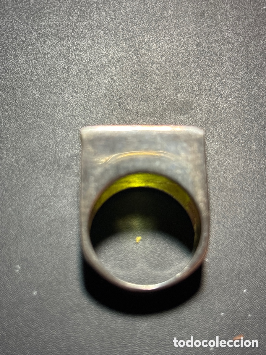 Joyeria: Anillo de plata de ley con piedra verde - Foto 3