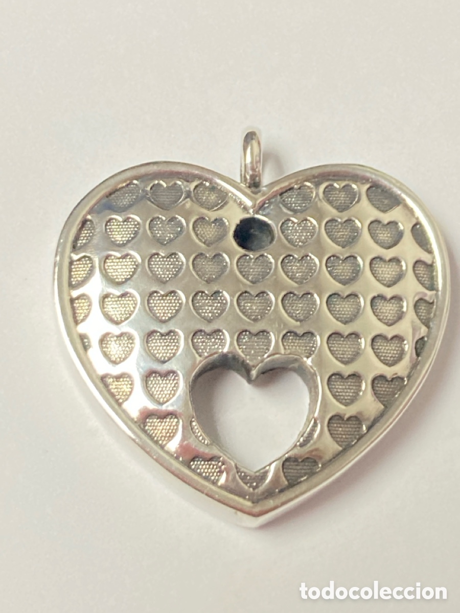 Joyeria: Colgante de plata en forma de coraz&oacute;n /C325 - Foto 1