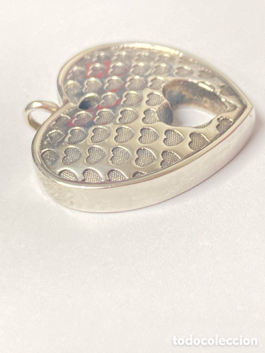 Joyeria: Colgante de plata en forma de coraz&oacute;n /C325 - Foto 3
