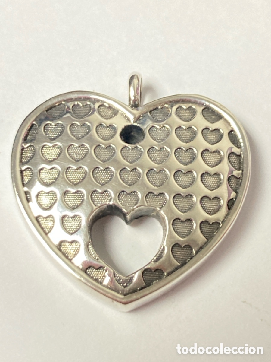 Joyeria: Colgante de plata en forma de coraz&oacute;n /C325 - Foto 6