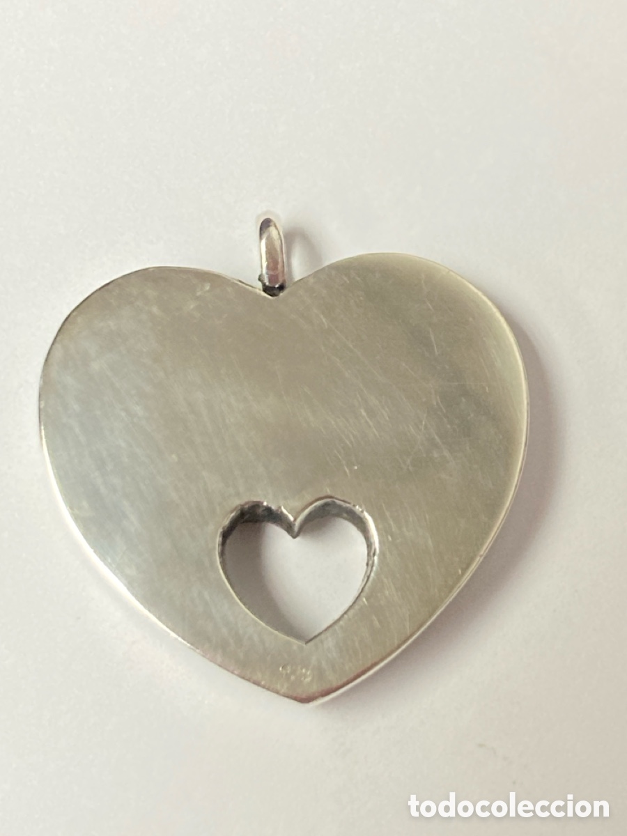 Joyeria: Colgante de plata en forma de coraz&oacute;n /C325 - Foto 7