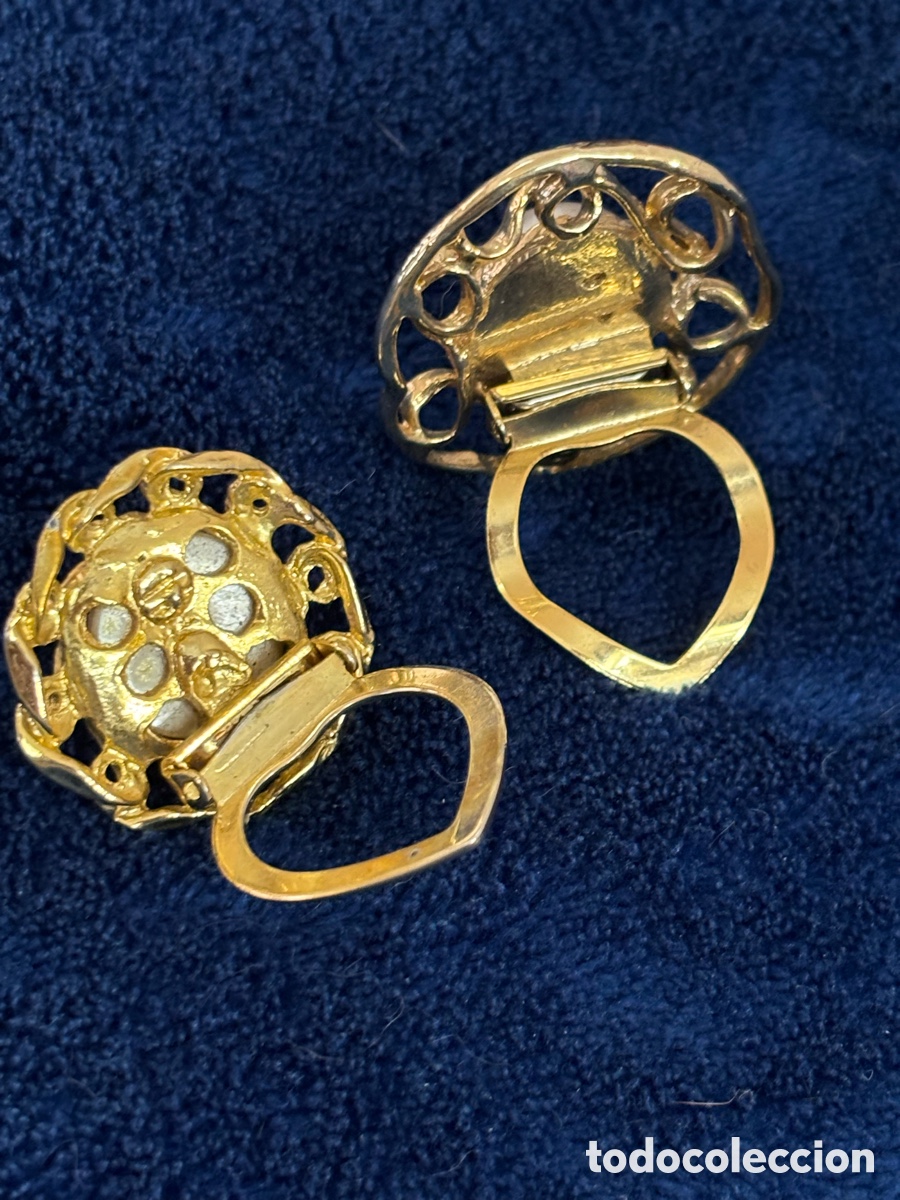 Joyeria: Dos sujeta pa&ntilde;uelos vintage - Foto 2