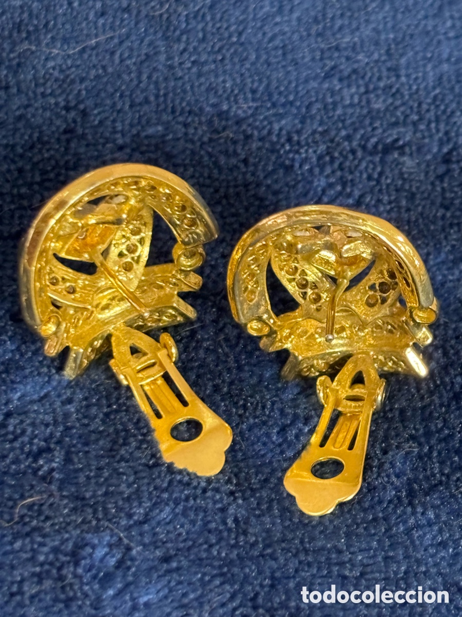 Joyeria: Pendientes antiguos pedrer&iacute;a - Foto 3