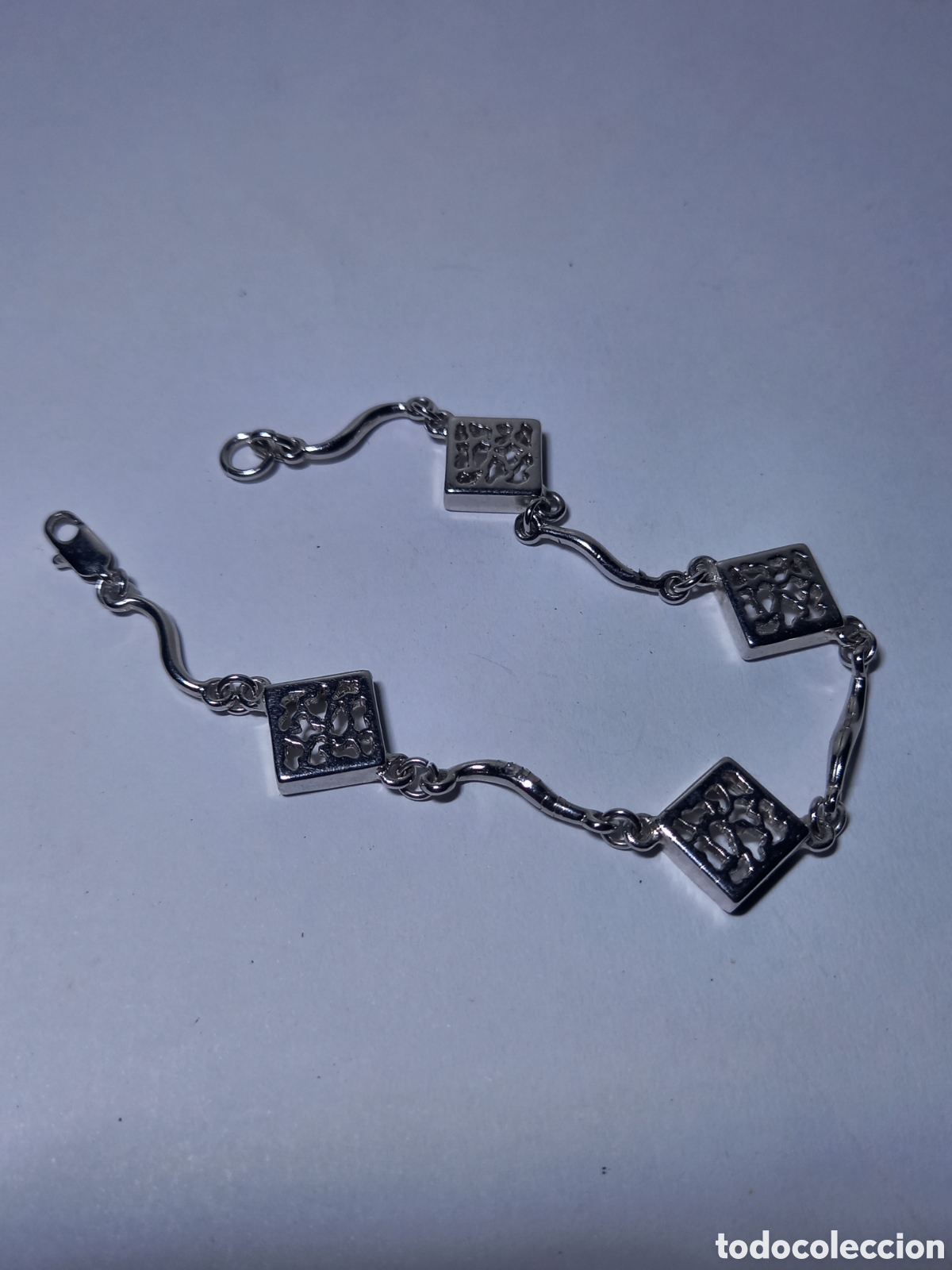 Joyeria: PULSERA DE PLATA CON MOTIVOS GEOM&Eacute;TRICOS. - Foto 5