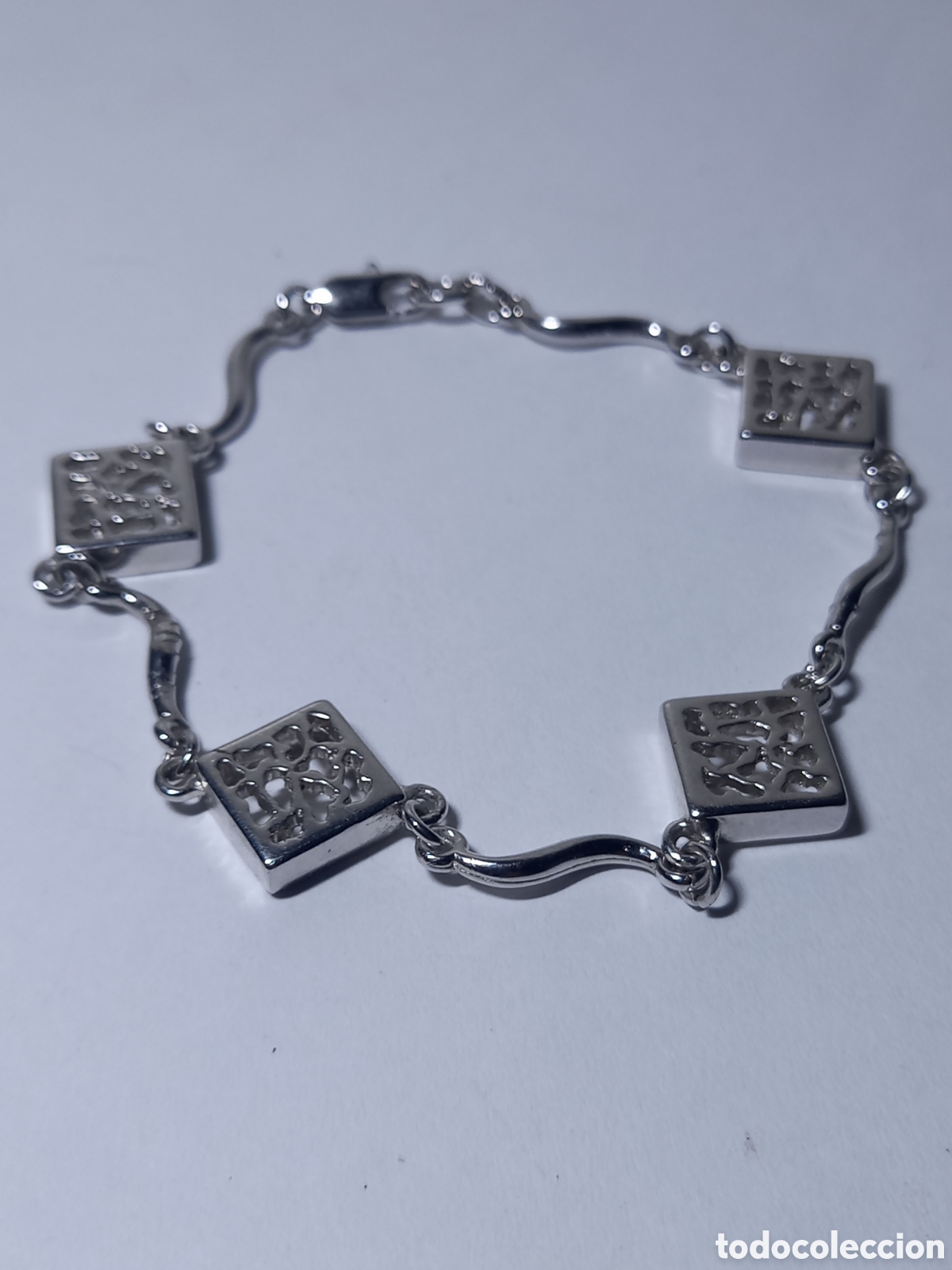 Joyeria: PULSERA DE PLATA CON MOTIVOS GEOM&Eacute;TRICOS. - Foto 7