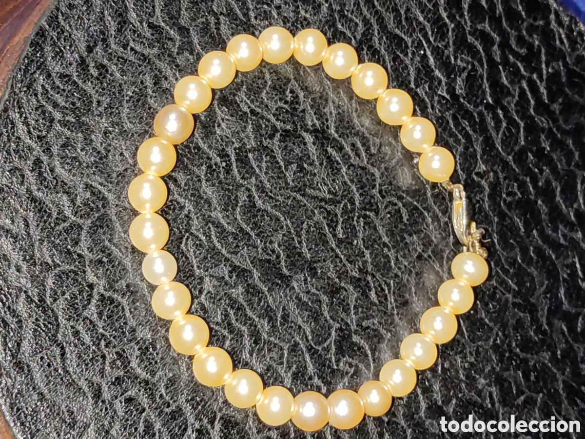 Joyeria: Pulsera de perlas cultivadas.Vintage. - Foto 5