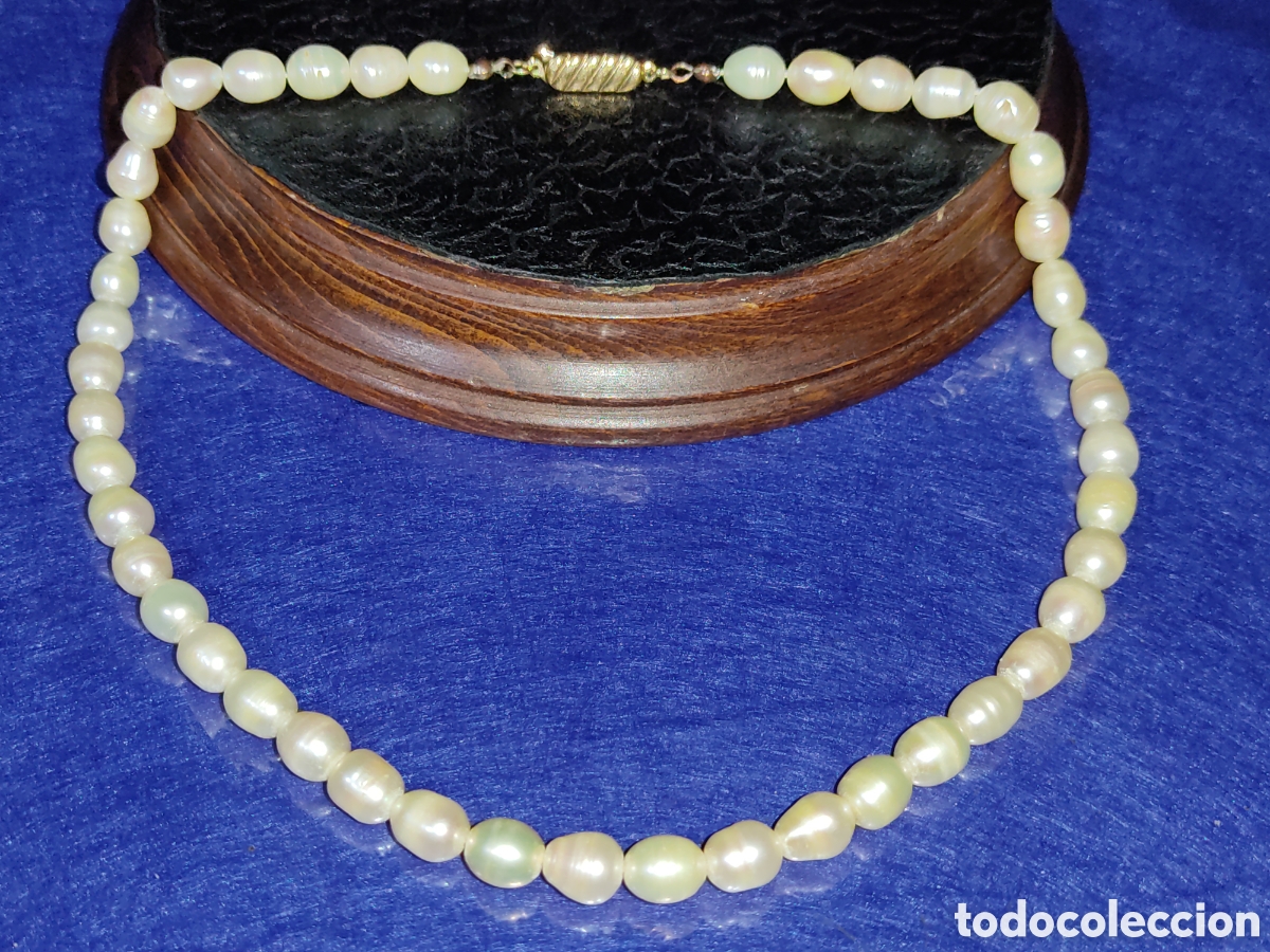 Joyeria: Hermoso collar de perlas barrocas. - Foto 2