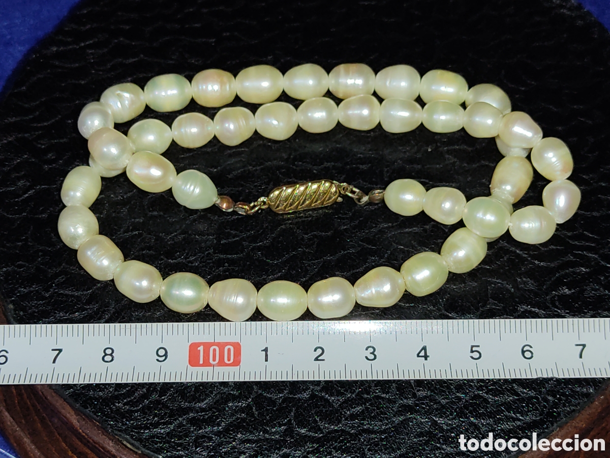 Joyeria: Hermoso collar de perlas barrocas. - Foto 3